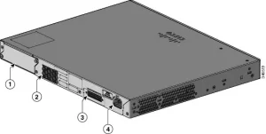 Catalyst 2960-X Switch Rear Panel Catalyst 2960-X Switch Rear Panel
