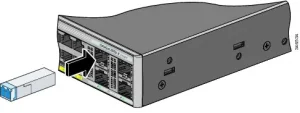 Cài đặt một module SFP Cài đặt một module SFP