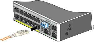 Kết nối với cổng module SFP sợi quang Kết nối với cổng module SFP sợi quang