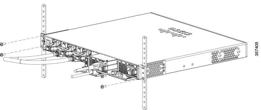 Vị trí lắp sau C9300 Vị trí lắp sau C9300