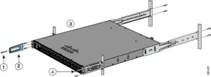 Lắp Switch vào giá tủ rack