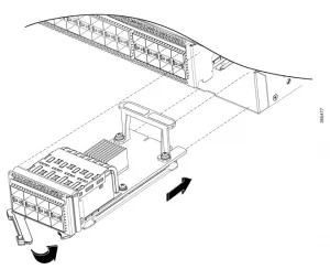Installing the Network Module in the Switch