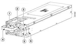 Cisco Catalyst 1600W DC Input Power Supply