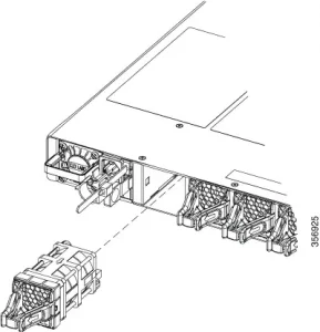  Installing the Fan Module on Cisco Catalyst 9500 High Performance C9500-32C Switch
